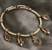 Load image into Gallery viewer, Marjorelle Intaglio and Pearls Collar Necklace - Sweet Romance Wholesale