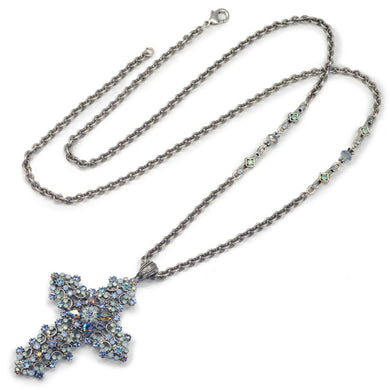 Starlight Cross Necklace N1465-ST - Sweet Romance Wholesale
