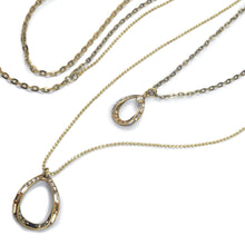 Load image into Gallery viewer, Deco Loop 2 Tier Necklace N1470 - Sweet Romance Wholesale