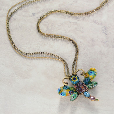 Candy Glass and Prism Necklace N586