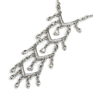 Crystal Ladder Necklace N1511 - Sweet Romance Wholesale