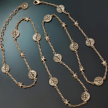 Load image into Gallery viewer, Moon and Stars Long Layering Necklace N1555 - Sweet Romance Wholesale