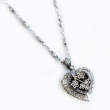 Load image into Gallery viewer, Little Girl&#39;s Silver Heart Locket - Sweet Romance Wholesale