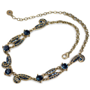 Art Deco Crystal Necklace N1616 - Sweet Romance Wholesale
