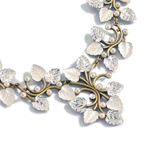 Load image into Gallery viewer, Satin Glass Leaves Necklace - Sweet Romance Wholesale