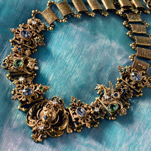 Renaissance Grand Collar Necklace N460 - Sweet Romance Wholesale