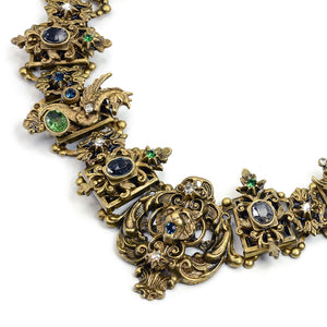Renaissance Grand Collar Necklace N460 - Sweet Romance Wholesale