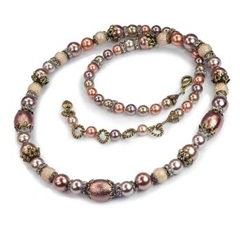 Autumn Pearl Necklace N5016 - Sweet Romance Wholesale