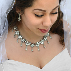 Grand Crystal Wedding Necklace - Sweet Romance Wholesale