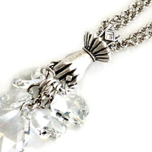 Load image into Gallery viewer, Hand Full of Crystal Necklace N629 - Sweet Romance Wholesale