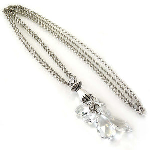 Hand Full of Crystal Necklace N629 - Sweet Romance Wholesale