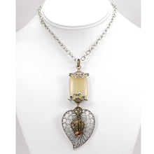Load image into Gallery viewer, Silver Leaf Pendant Necklace N816-NEW - Sweet Romance Wholesale