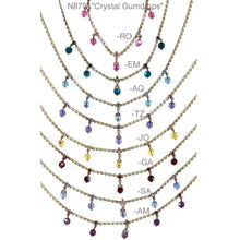 Load image into Gallery viewer, Crystal Gumdrops Necklace N879 - Sweet Romance Wholesale