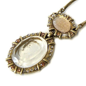 Crystal Intaglio Necklace N906 - Sweet Romance Wholesale