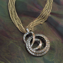 Load image into Gallery viewer, Art Deco Mid Century Modern Slinky Spiral Necklace N937 - Sweet Romance Wholesale