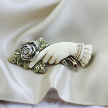 Load image into Gallery viewer, Victorian Rose Pin of Love and Friendship - Sweet Romance Wholesale