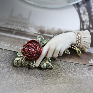 Victorian Rose Pin of Love and Friendship - Sweet Romance Wholesale