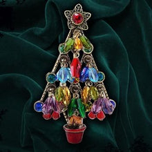 Load image into Gallery viewer, Crystal Beads Tree Christmas Pin P188 - Sweet Romance Wholesale