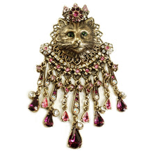 Load image into Gallery viewer, Elizabethan Feline Cat Pin - Sweet Romance Wholesale