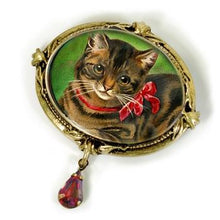 Load image into Gallery viewer, Christmas Kitty Pin P341 - Sweet Romance Wholesale