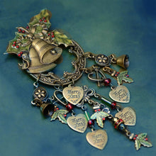 Load image into Gallery viewer, Holly Bells Pin P355 - Sweet Romance Wholesale