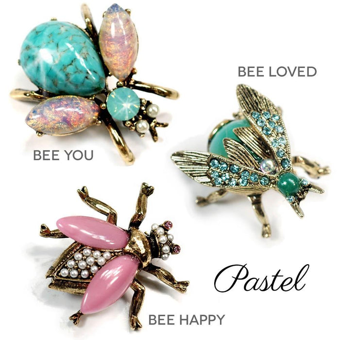Vintage Exotic Bee Pins P5280 - Sweet Romance Wholesale