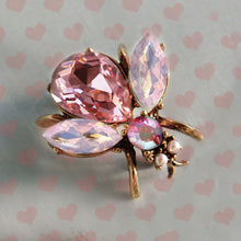 Load image into Gallery viewer, Think Pink Breast Cancer Awareness Pink Bee Pin - Sweet Romance Wholesale