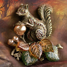 Load image into Gallery viewer, Squirrel Harvest Pin - Sweet Romance Wholesale