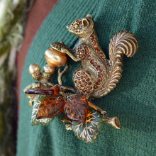 Load image into Gallery viewer, Squirrel Harvest Pin - Sweet Romance Wholesale