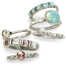 Load image into Gallery viewer, Set of 6 Stacking Rings R1120 - Sweet Romance Wholesale