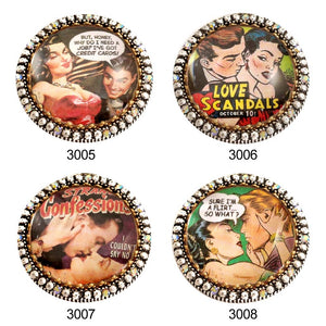 Vintage Vixens Comic Rings - Sweet Romance Wholesale