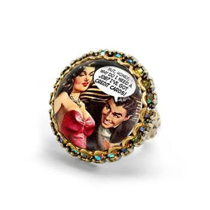 Credit Cards: Vintage Vixens Ring R3005 - Sweet Romance Wholesale