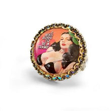 Load image into Gallery viewer, Born to be a Tramp: Vintage Vixens Ring R3022 - Sweet Romance Wholesale