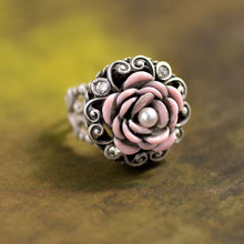 Load image into Gallery viewer, Make Mine Pink Rose Ring - Sweet Romance Wholesale