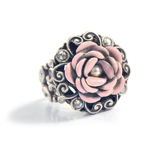 Make Mine Pink Rose Ring - Sweet Romance Wholesale