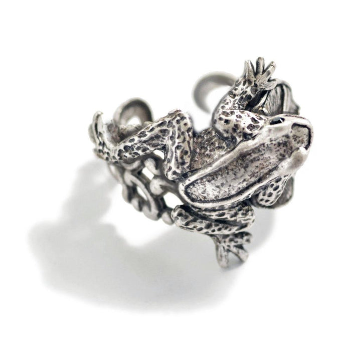 Little Frog Sculpture Ring - Sweet Romance Wholesale