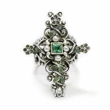 Load image into Gallery viewer, London Cross Ring - Sweet Romance Wholesale