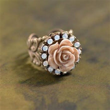 Load image into Gallery viewer, Ivory Carved Rose Ring - Sweet Romance Wholesale