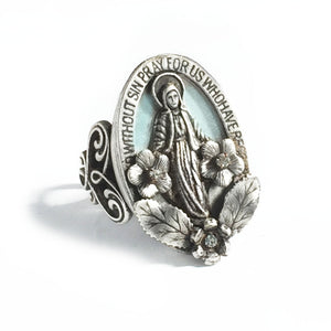 Our Lady of Miracles Virgin Mary Ring - Sweet Romance Wholesale