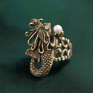 Mermaid Art Nouveau Ring - Sweet Romance Wholesale
