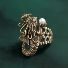 Load image into Gallery viewer, Mermaid Art Nouveau Ring - Sweet Romance Wholesale