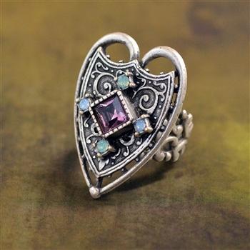 Renaissance Heart Ring - Sweet Romance Wholesale