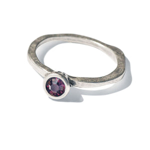 Swarovski Crystal Solitaire Birthstone Stacking Rings - Sweet Romance Wholesale
