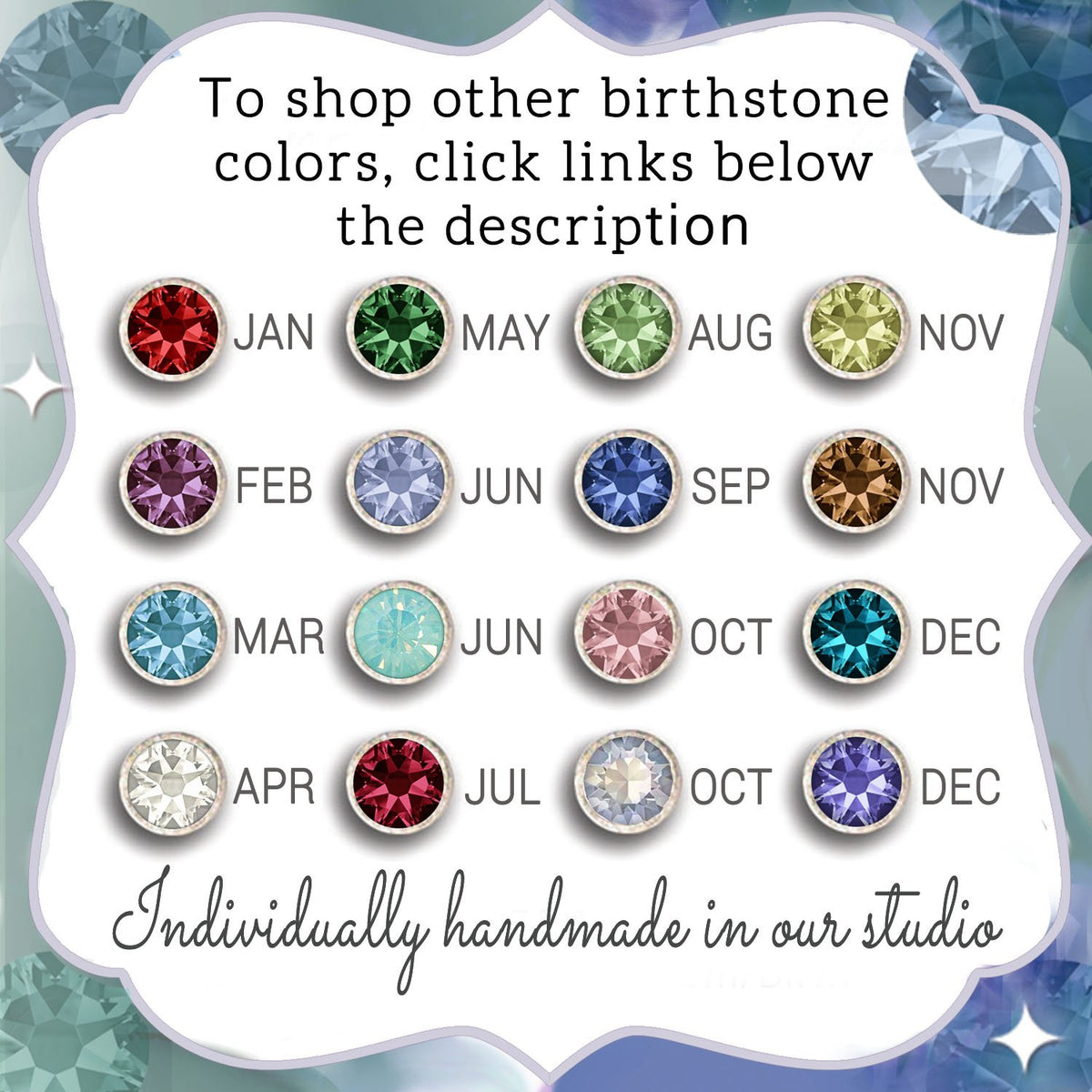 Stackable March Birthstone Ring - Aquamarine Blue - Sweet Romance Wholesale